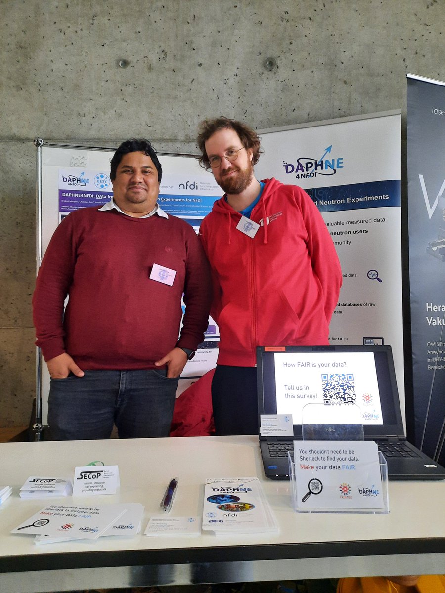 Abhijeet Gaur (@abhijeetgaur9) on Twitter photo Nice to have interaction with the researchers from different disciplines in Physics at the DAPHNE booth and addressing the importance of FAIR data
#DFG2023 <a href="/tudresden_de/">TU Dresden</a>
<a href="/GrunwaldtLab/">GrunwaldtLab</a>
<a href="/GrunwaldtJD/">Jan-Dierk Grunwaldt</a> Nice to have interaction with the researchers from different disciplines in Physics at the DAPHNE booth and addressing the importance of FAIR data
#DFG2023 <a href="/tudresden_de/">TU Dresden</a>
<a href="/GrunwaldtLab/">GrunwaldtLab</a>
<a href="/GrunwaldtJD/">Jan-Dierk Grunwaldt</a>