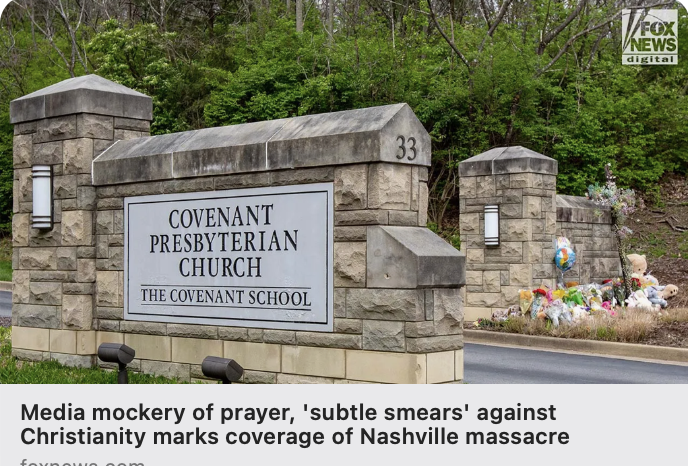 aigkenham's tweet photo. Since the horrific shootings at a Christian school in Nashville, & the resulting murder of children & adults, we’ve seen a number of extremely concerning headlines such as “Trans activists are calling for more blood after the Nashville shooting.” Another stated, “Nashville congressman responds to radical trans group Turning shooter into “martyr” is beyond disturbing.”

There was a graphic posted, that no one seems to know for sure if it’s an April Fool’s Day prank or real, that advertised, “Trans Day of Vengeance.” Maybe it's both!

Secular media outlets that showed little or no sympathy for the victims and their families, came across as having sympathy for the shooter because she said she was trans,

The media was also reported for mocking prayer in this headline, “Media mockery of prayer ‘subtle smears’ against Christianity coverage of Nashville massacre.”  No doubt they did this because they know Christians, based on God’s clear word teach there are only two genders of humans, male and female. To claim one can change their gender is a perversion of God’s created order, & a denial of science.

And of course (and I’m not getting into the gun debate, but just making an important point) many claimed guns were the problem instead of looking at the fact it was a person using the gun that carried out this tragic crime.

When the media mocked prayer, they mocked Christianity, & are actually mocking God. Of course, they don’t believe in God, but seem to spend a lot of time mocking someone they don’t believe in. They make moral judgments about issues, but in reality have no basis to make moral judgments. Without the basis in an absolute authority, they have no basis to determine right or wrong or good or bad. As Jesus taught, “And Jesus said to him, “Why do you call me good? No one is good except God alone” (Luke 18:19).

These mocking anti-Christian people are so hypocritical. They gleefully condone the brutal killing of children every day in their mother’s wombs. They wouldn’t speak against the instruments (as they do guns) used by abortion killing doctors, as they demand child sacrifice to the god of self. Yes they believe they are their own god & can do whatever they determine. In doing so, they're totally intolerant of Christians who trust the true God & obey His Word.  After all, the God of the bible is our Creator, & therefore owns us, & has total right to tell us what is right & wrong.

These mocking people ignore the fact that they, & everyone else, are under the death penalty for our sin. Such mockers are trying to blame others, particularly Christians, for the reason this woman killed children & adults. They refuse to acknowledge that humans are sinners & under the condemnation of death. In fact, none of us deserve life. 

But God loves us so much, as undeserving as we are, He provided a way of salvation for us.  He stepped into history in the person of His Son to be the God-man, 100% God & 100% man, sinless, & suffered death on the cross to pay the penalty for our sin. He rose from the dead, conquering death & the devil, & offers a free gift of salvation to all who believe.

“because, if you confess with your mouth that Jesus is Lord and believe in your heart that God raised him from the dead, you will be saved” (Romans 10:9).

Death is horrible.  The bible describes it as an “enemy.” I can’t imagine the grief those Christian parents are suffering. One day death will be thrown in the lake of fire & be no more. As humans we grieve at death. But for Christians, as hard as it is dealing with this world of death & suffering, we also understand what God tells us in His Word: 

“For I consider that the sufferings of this present time are not worth comparing with the glory that is to be revealed to us” (Romans 8:18).

“He will wipe away every tear from their eyes, and death shall be no more, neither shall there be mourning, nor crying, nor pain anymore, for the former things have passed away.” (Revelation 21:4).