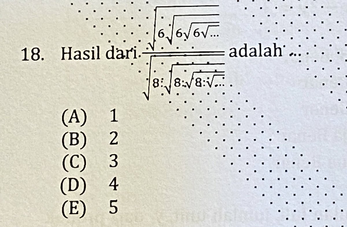 zizuambis's tweet image. GUYSS, kalian kalo nemu soal kaya gini blunder parah ga sih 🫠🫠 kayak woiii ini gimana caranyaa? ini materi akar tak hinggaa?? 

SINII aku kasih tau cara cepet nya 😋😋 gampang bangett! cuma 10 detik udah selesai 😗😗 ‼️ 

ini sayang banget kalo ga di tonton sampe habis 💔💔☹️