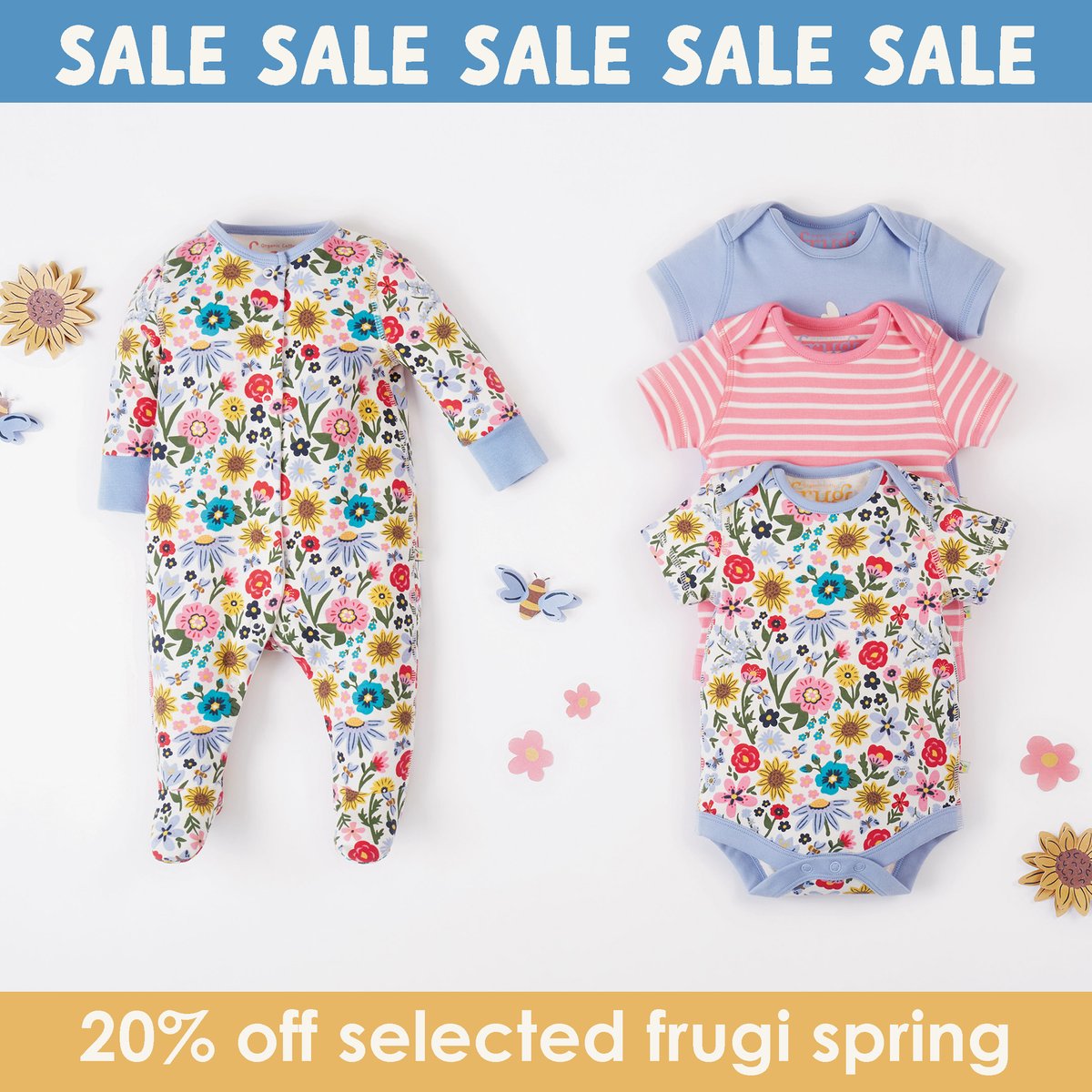 🌸🌞 Spring has sprung, and we have an amazing offer on selected Spring Summer 2023  Frugi items at <a href="/babipur/">Babi Pur</a> - you can now get 20% off! 🎉
tinyurl.com/FrugiSALESpring

 #LoveBabipur #babipur #welovefrugi  #Frugi  #OrganicClothing  #ShopSmall #porthmadog