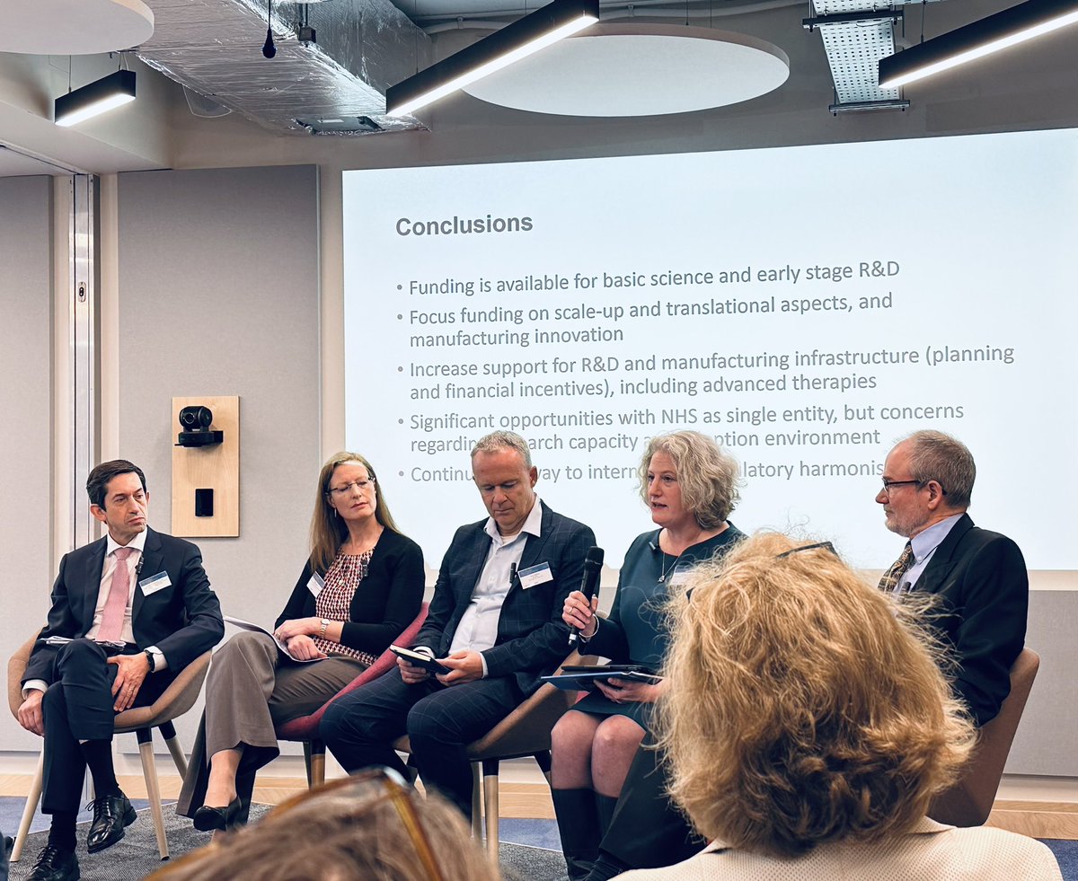 joelasiapacific's tweet photo. 2023 #Innovation and #Growth Conference at @imperialcollege: Really interesting sector panel on #pharma featuring @ImperialBiz’s James Barlow, and senior leaders from @MSDintheUK, @JNJNews, and Future of Health’s founder @andywilkins.
#Healthcare #Pharma #ScaleSpace https://t.co/iDgrF92nRy