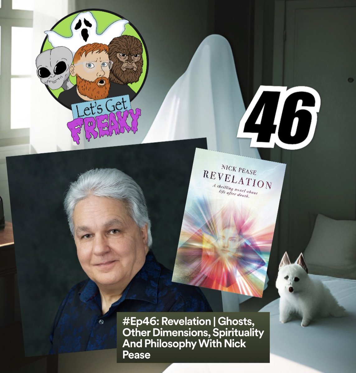 tcletsgetfreaky's tweet photo. NEW EPISODE!! #EP46 Revelation | Ghosts, Other Dimensions, Spirituality And Philosophy With Nick Pease
Available now wherever you get your podcasts 👉 https://t.co/IPWpkfXS84
https://t.co/mvs74yFGXU
https://t.co/7bhyZhpYho
#paranormal #letsgetfreakypodcast #paranormalpodcast https://t.co/MSkhqIR7Dz