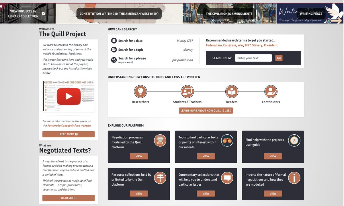 penningpeace's tweet photo. Happy Thursday! Shout out to our amazing Martin Lewis-Dalgarno for not only updating our homepage but making it look so pretty too 😍🌟
@quill1787 #quillproject #negotiatedtexts https://t.co/Qz8qLUcUGa