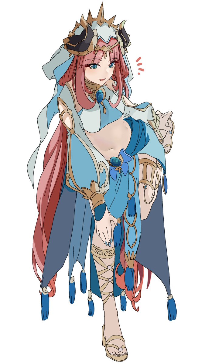 ネル(原神) 「」|あんモチのイラスト