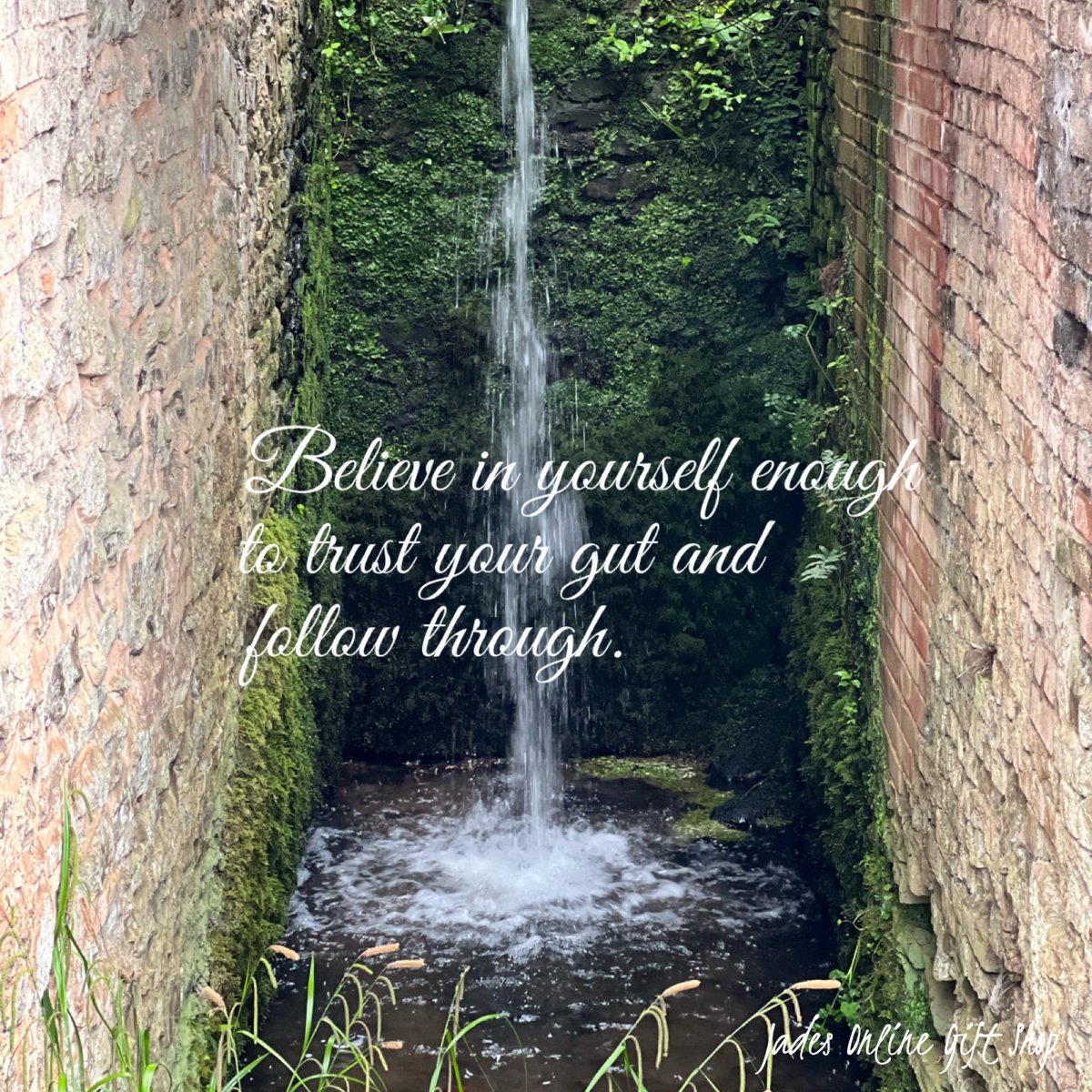 “Believe in yourself enough to trust your gut and follow through” 

#thursdaymotivation #quoteoftheday #trustyourintuition #waterfall #photo #amateurphotography #derbyshire #smallbusiness #eBayseller #Freeukdelivery #gifts #homedecor