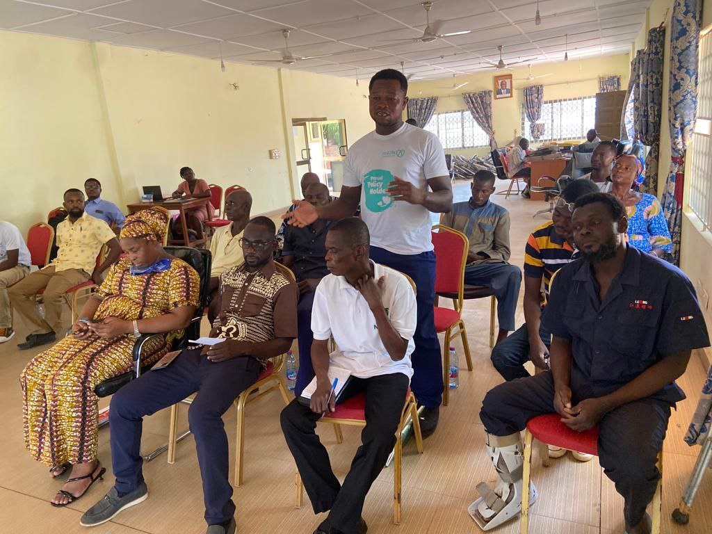 Interforumgh's tweet photo. Under the Healthy Future for All Project, @Interforumgh organized a Private Sector Forum at the Nandom Municipality. The forum brought together private sector actors such as finance institutions, water tank owners etc. to discuss roles they can play towards WASH improvement. https://t.co/GAsvhGDPsl