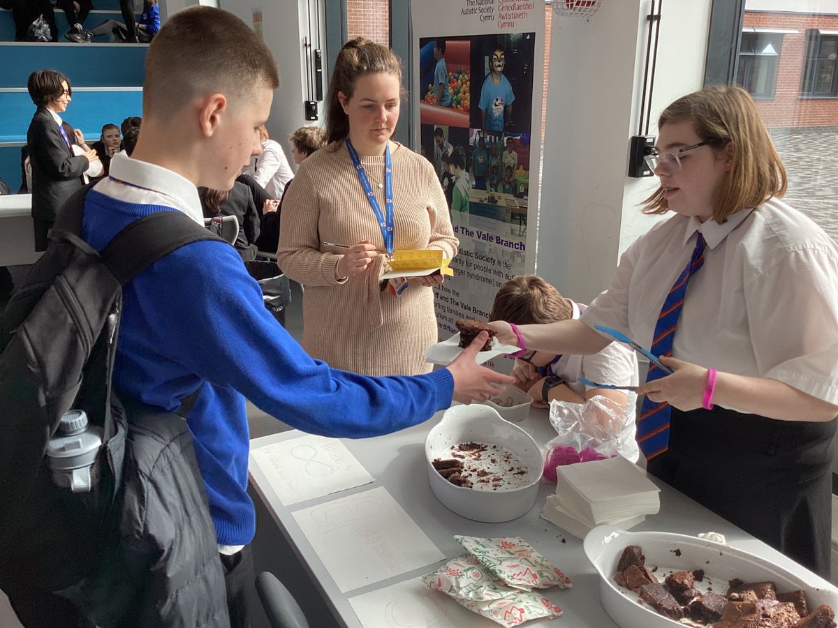 WhitmoreBase's tweet photo. Wow! Two successful bake sales this week... That's a lot of brownies! A big well done to our students who baked everything and ran the stall during break time. Thanks to everyone who bought or donated! All proceeds going to @Autism #AutismAcceptanceWeek @WHSdog @WhitmoreHigh https://t.co/CafXqpWQw9