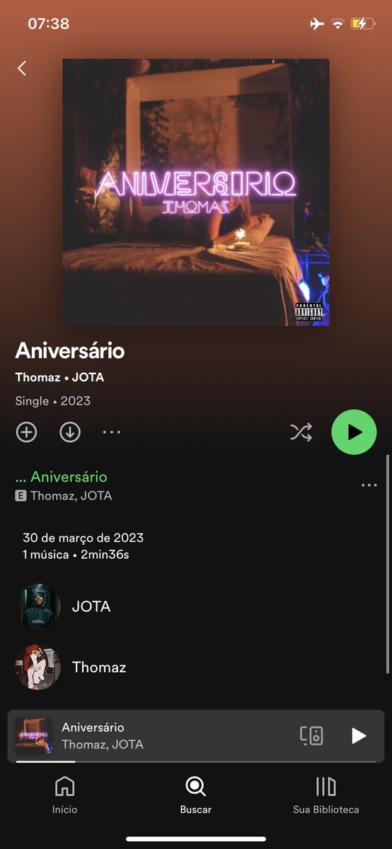 Thomaz_Melo's tweet photo. saiu Aniversário, minha nova música de trabalho, ouçam e se surpreendam https://t.co/JPQApniKJB