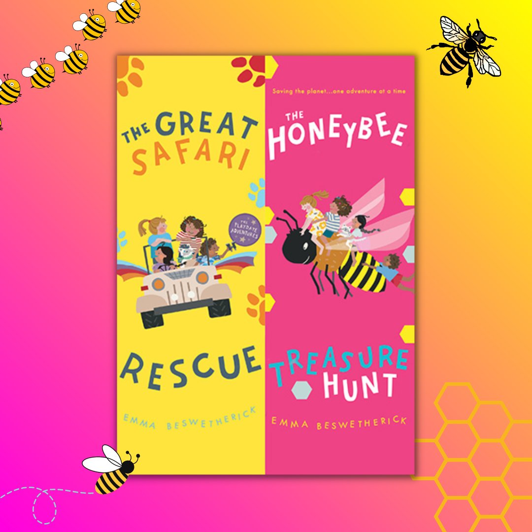Join Katy, Cassie, Zia and their new friend Luca on a series of adventures as they try to save the planet. @EBeswetherick's The Great Safari Rescue & The Honeybee Treasure Hunt is out NOW in #Audio, read by Rose Akerman. Available via @ulibrary and @TheReadingHouse today!