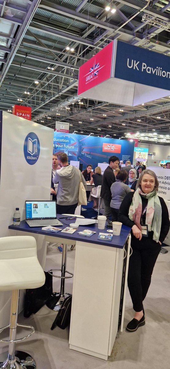 UfiTrust's tweet photo. Great catching up with our friends from Ufi-supported @klik2learn at #Bett2023

Do say hello if you're at the show today! https://t.co/7g4B5O1Gpz