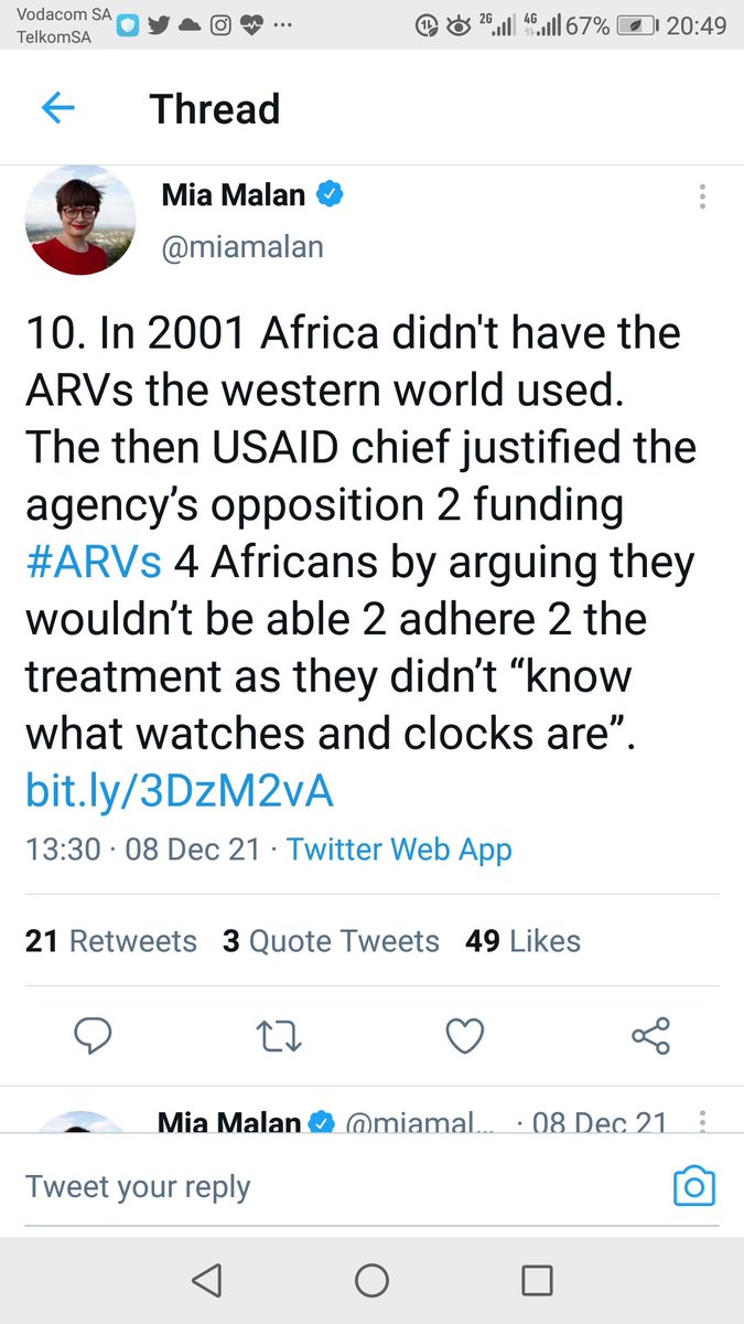 Kgalisto's tweet photo. @TakaTina1 @Thembisile_Q Not to mention that we were not being given the same ARV's that were being given to those in Europe and USA because they said "Africans don't know what clocks and watches are" and also they were being sold to us at higher prices than in the US and Europe. $1000 a month?? Nagana! https://t.co/3beGhCgx1x