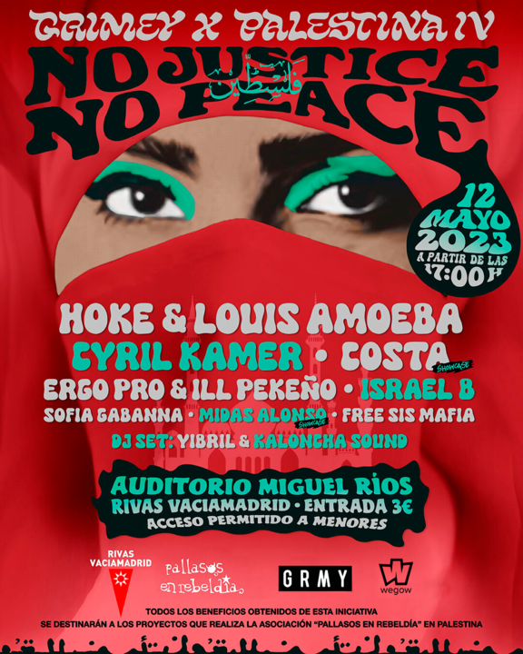 ¡Vuelve Grimey x Palestina!⁠
⁠
Con <a href="/hoke/">Hoke Wilcox</a> <a href="/louisamoeba/">Lucho</a> @sofiagabbana <a href="/ergopro_/">Ergo Pro</a> &amp; @pekeorc y muchos más ⁠
⁠
Entradas volando ya en #Wegow 👉bit.ly/3KjZwCc