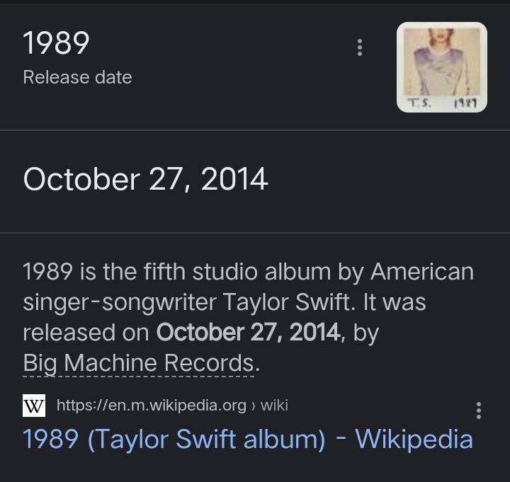 ellaatmidnighTS's tweet photo. how old were you when taylor swift released her first pop album 1989? i was 10 🕊️ https://t.co/kz0SnQE6Mw
