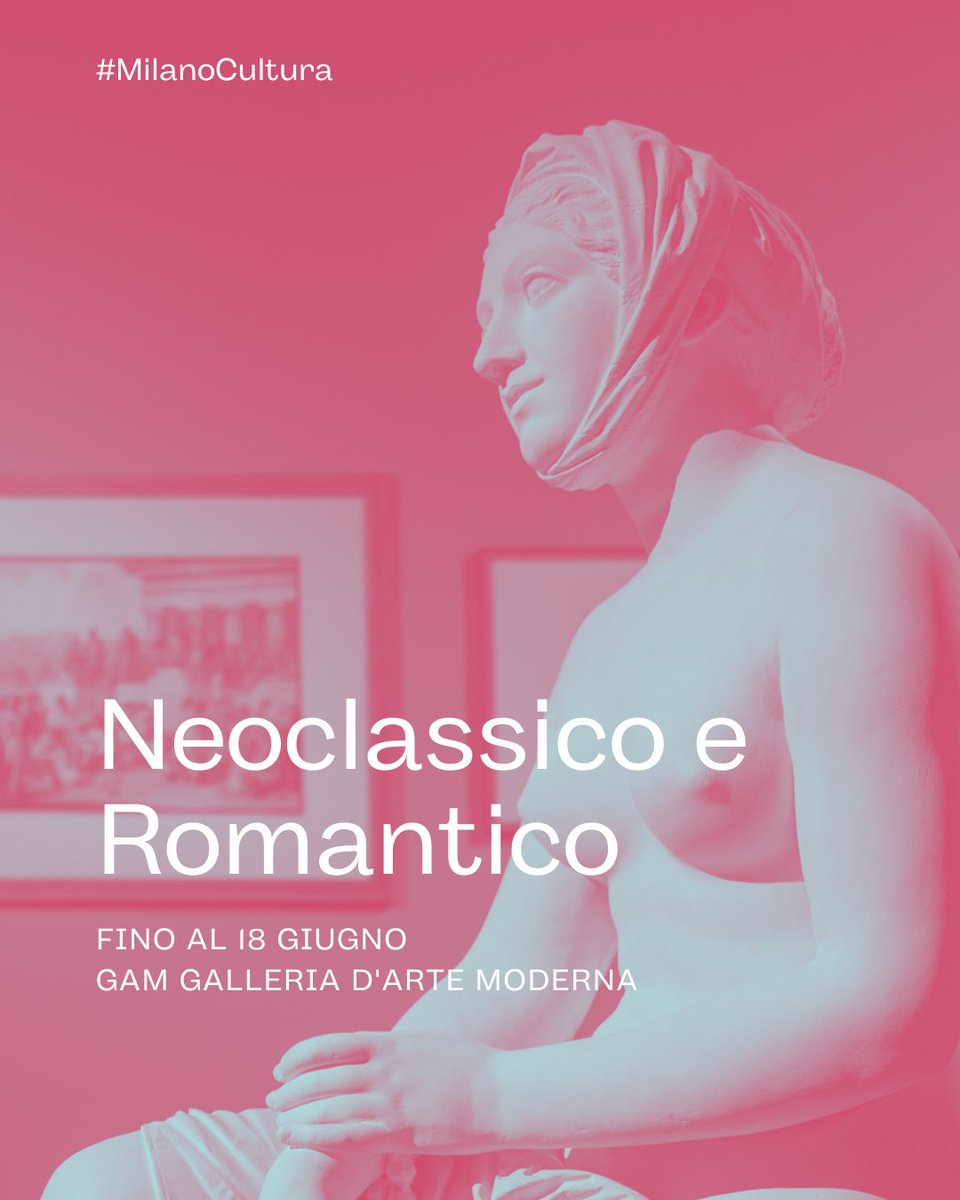La mostra "Neoclassico e Romantico, Pompeo Marchesi, scultore collezionista" resterà aperta  fino al 18 giugno alla #GAM | #GalleriadArteModerna
gam-milano.com/it

#MilanoMostre #GamMilano #MilanoCultura