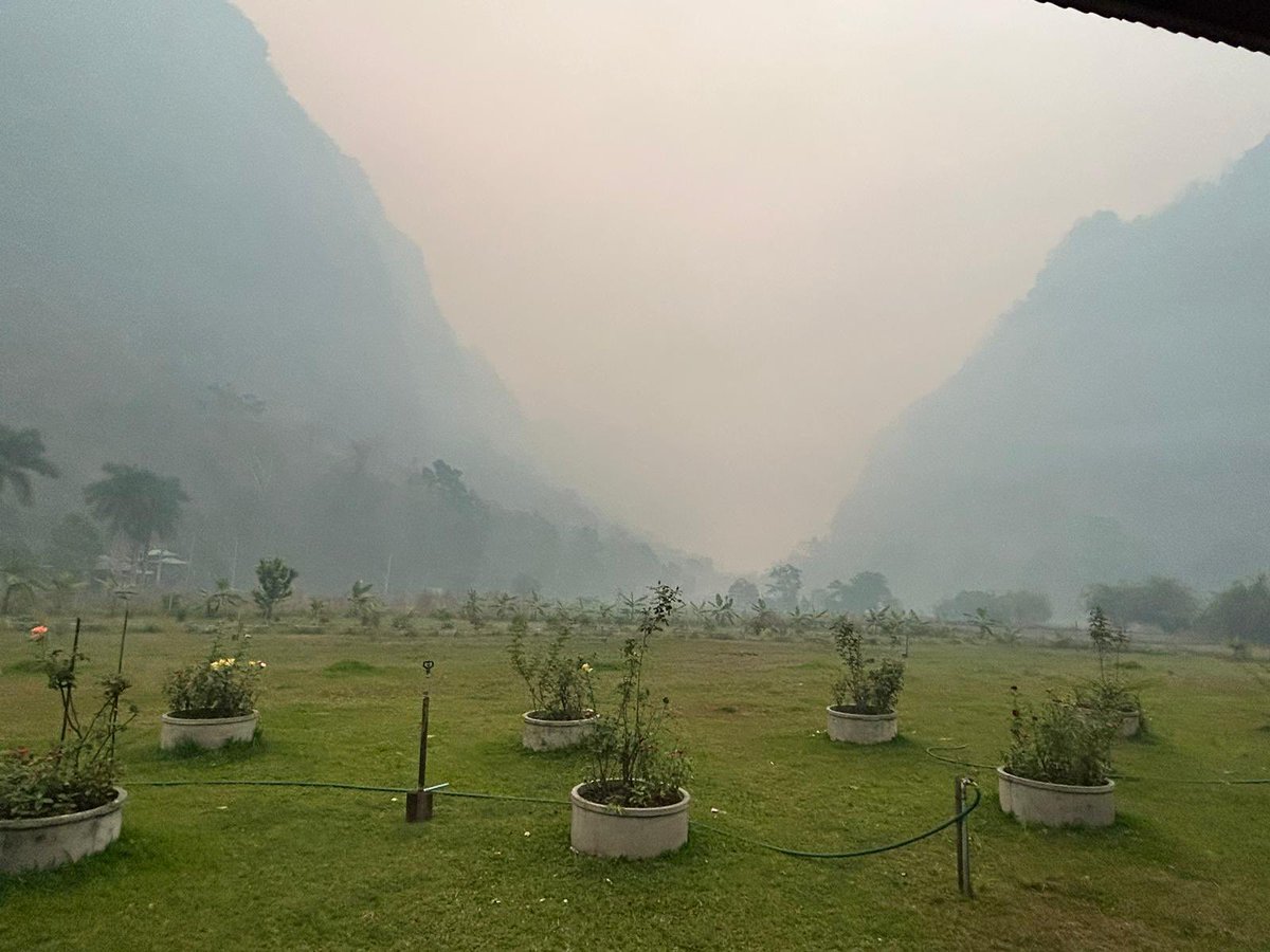 CurtisSChin's tweet image. Ok, this is not a good look. A message to me ⬇️ from a tourist visiting northern #Thailand from Europe. 734?!

“Hi Curtis! Great experience … but I had to leave earlier because the smoke became unbearable”

#airpollution cc: @pakhead @karmanomad @suilee @MayWongCNA @SaksithCNA