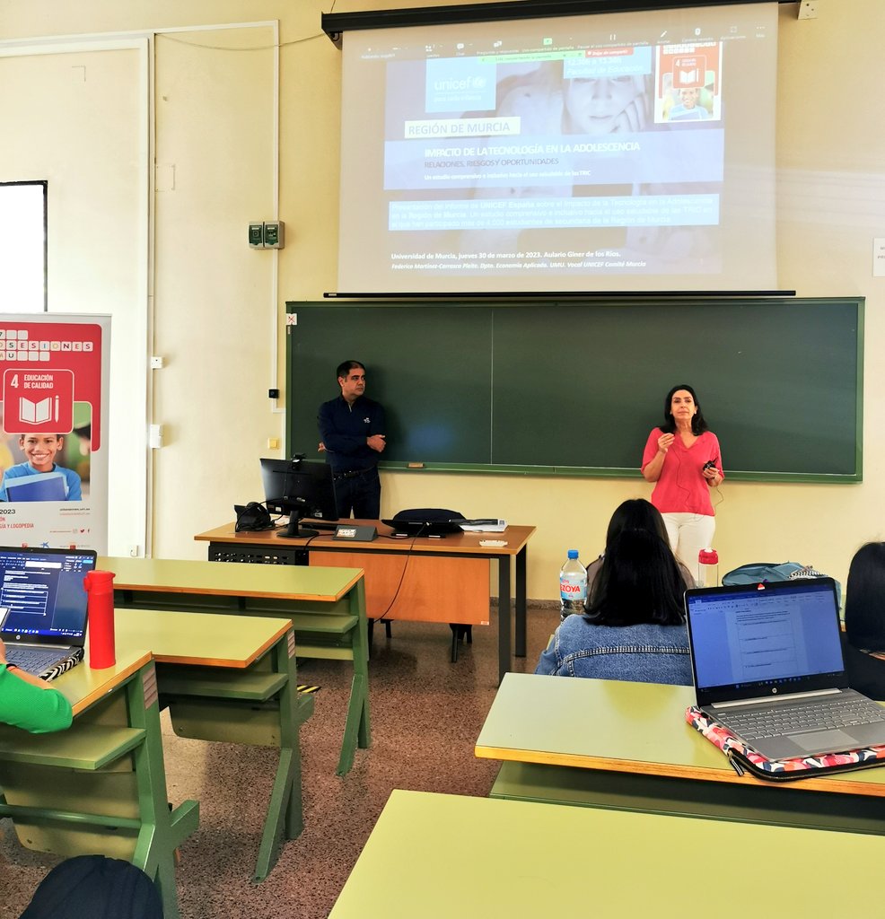 Uliana Danylo 🇺🇦🌸 (@educationsxxi) on Twitter photo Hoy en la <a href="/EducacionUm/">Facultad Educación UM</a> tenemos la charla sobre cuál es el impacto de la #tecnología en la adolescencia. Creo que es un tema relevante para todos los que somos profesionales de la educación.
#TICEDU2023 #educacion Hoy en la <a href="/EducacionUm/">Facultad Educación UM</a> tenemos la charla sobre cuál es el impacto de la #tecnología en la adolescencia. Creo que es un tema relevante para todos los que somos profesionales de la educación.
#TICEDU2023 #educacion