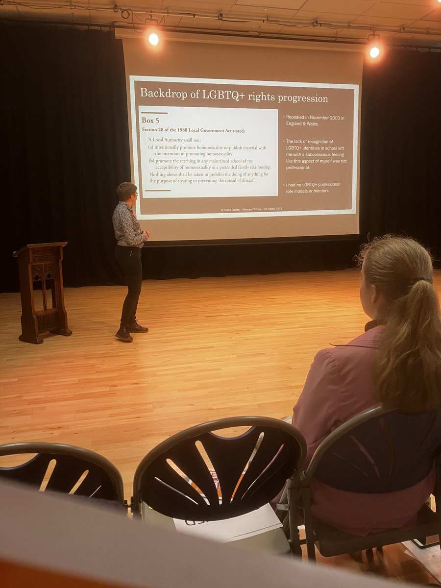 Had a brilliant time yesterday at @MaynardSchool's inaugural 'Speak Out!' Diversity conference talking about my work at @UoE_Physics and with @PRISMexeter alongside other amazing speakers
#DiversityandInclusion #STEMeducation #LGBTQinSTEM #queerInSTEM