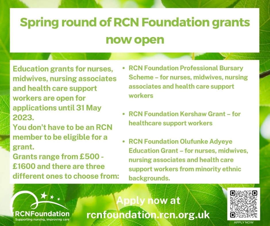 RCN Foundation tweet media