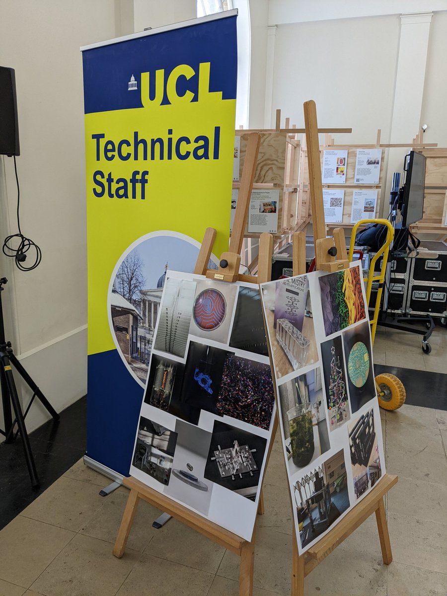 Amazing showcase going on now, UCL Cloisters. Technical staff critical to the research drive at <a href="/ucleeenews/">UCL EEE</a>