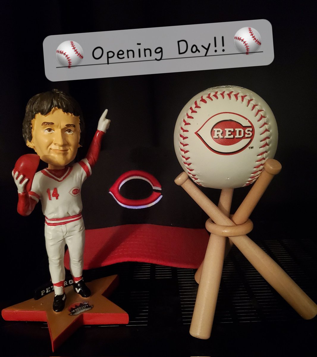 SteveWhooler's tweet photo. Happy Opening Day! ⚾️...
#MLB #CincinnatiReds #BigRedMachine #BaseBall #PeteRose #CharlieHustle https://t.co/Bve8UjFAPH