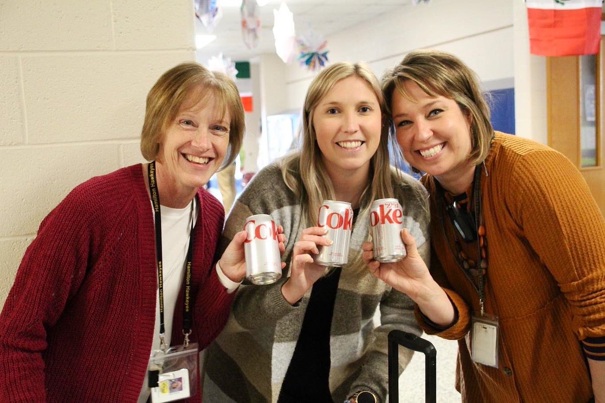 HamiltonSchools's tweet photo. To help the staff get to the Spring Break finish line this week, Dr. Lusk and Director of Teaching & Learning Mat Rehkopf went around the entire district to surprise all staff members with snacks and drinks. 🙌
Enjoy your Spring Break!
#EachWillThrive | #GoHawkeyes https://t.co/LyTpHZ0GSI