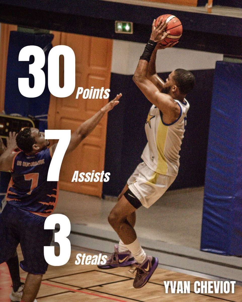 resca_sports's tweet photo. 🏀 #CDMQ : Victoire du Golden Star de Fort-de-France face à l’USD 97 à 54. Grosse performance de Yvan Cheviot hier soir. [📸 : Golden Star Senior] https://t.co/ekoOcmuZH4