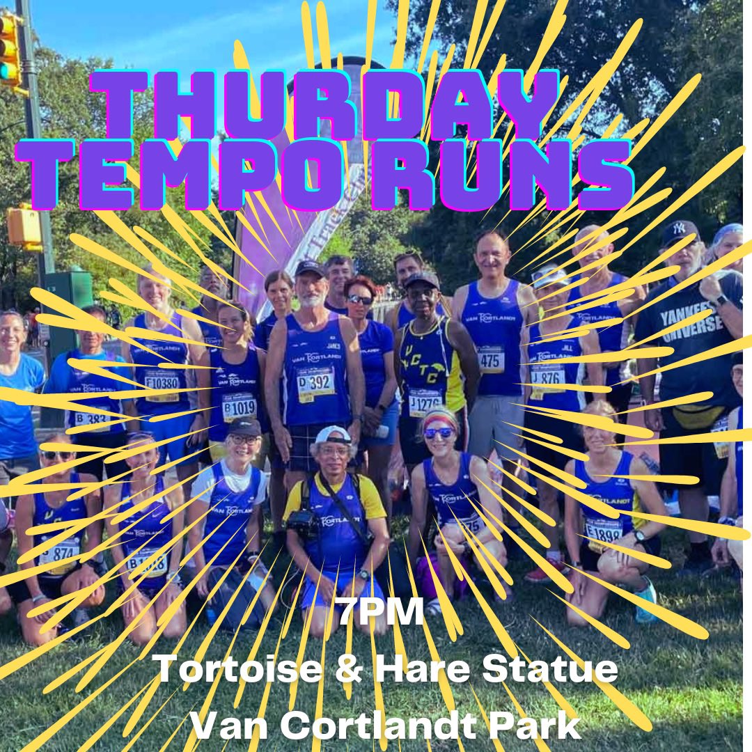 VanCortlandtTC's tweet image. Tonight this is happening ⬇️⬇️⬇️⬇️
#ThursdayMotivation #temporun #running #nycrunning #nyrr #teamworkmakesthedreamwork  #VCTC