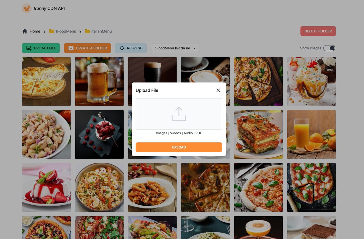 nicojuhari's tweet photo. The BunnyCDN-API app now accepts images, videos, audio, and PDF files.
It was created primarily to manage my assets for the restaurant menu examples, but anybody can use it for FREE.
=> https://t.co/2TQywzX6ZH
#vue #firebase #bunnynet #cdn #api https://t.co/uky0H7J72S