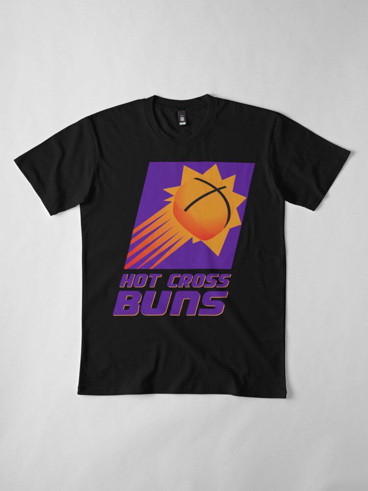 KevLaveryMedia's tweet photo. This is maybe the cleverest thing I’ve ever done. You can find them at https://t.co/P3a193uJJX

#hotcrossbuns #design #PhoenixSuns https://t.co/svZvz5ruV3