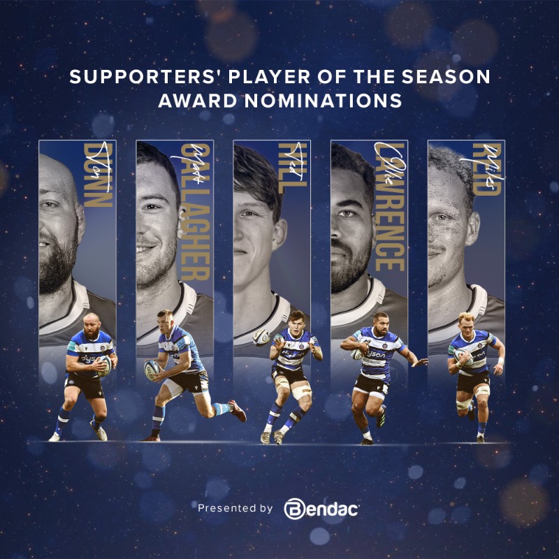 BathRugby's tweet photo. It's time to crown your 𝐒𝐮𝐩𝐩𝐨𝐫𝐭𝐞𝐫𝐬' 𝐏𝐥𝐚𝐲𝐞𝐫 𝐨𝐟 𝐭𝐡𝐞 𝐒𝐞𝐚𝐬𝐨𝐧!

🔹 Tom Dunn
🔹 Matt Gallagher
🔹 Ted Hill
🔹 Ollie Lawrence
🔹 Miles Reid

All deserving but who will get your vote?!

Voting closes on our website 16 April, so get voting here. 👇