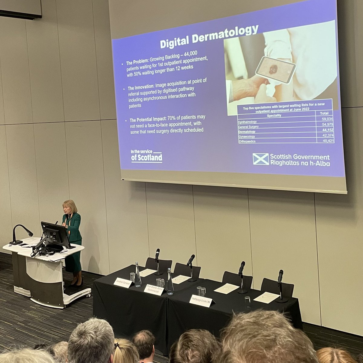 Great morning at #FSHealth at @UniStrathclyde hearing from @JonCamer0n @UofGRegiusAnna on how Scotland plans to support data and digital innovation strategy in health and care with interesting takes on safety and information governance as one nation @FutureScot_News