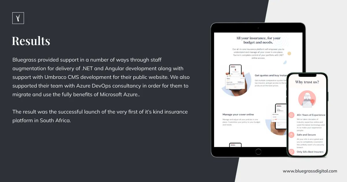 Discover how Bluegrass helped Everything.Insure enhance their online presence and streamline its customer experience with a bespoke digital solution. Read our latest case study to learn more!

buff.ly/40bpUDP 

#digitaltransformation #Bluegrass #EverythingInsure