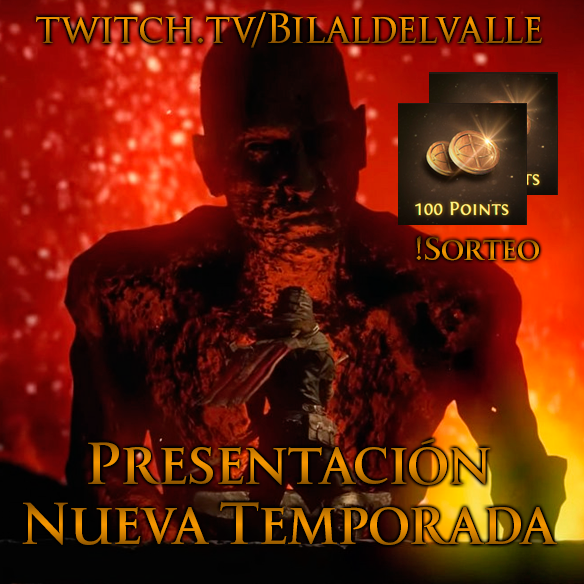 ¡HOY ES EL DÍA DE LA PRESENTACIÓN!

Vamos a hacer un evento donde tendremos muchas cosas como un bingo, hablar de PoEvsDiablo, starters, etc

Tendremos sorteos 🥳

Y UN PULSÓMETRO!

¿Será la temporada con un nuevo tipo de items?¿Crafteo?

¡Dale un RT y podrás ganar 100 puntos!