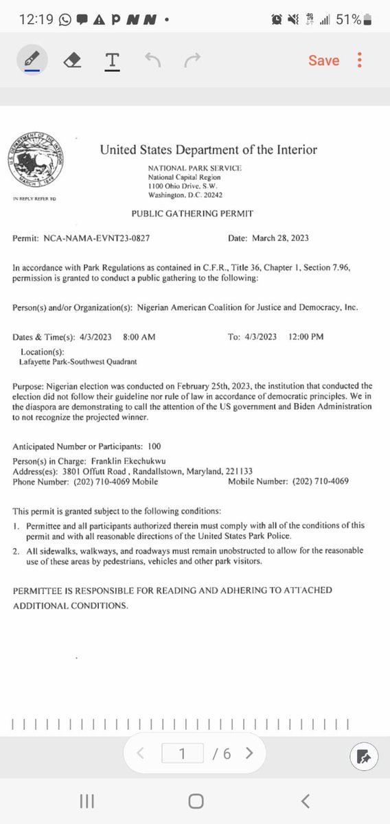 Nigerians In U.S. Secure Permission To Protest Against Tinubu’s ‘Victory’, 2023 Presidential Election Outcome | Sahara Reporters bit.ly/3Kh3SZR