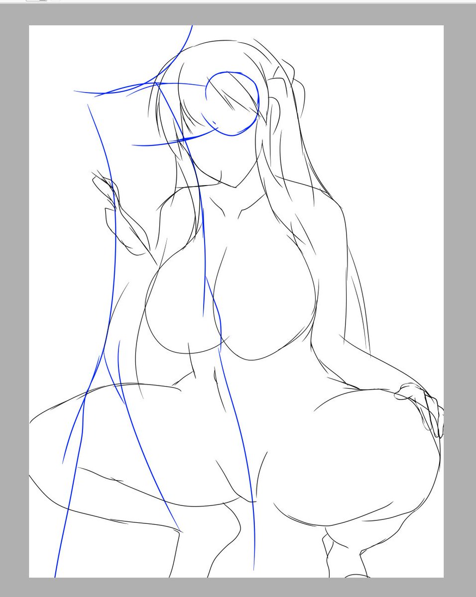 前半はSDキャラ描いたり、後半は次回作のスケベラフ線画を書いたりしてましたです〆('ー`)b
#今月描いた絵を晒そう 