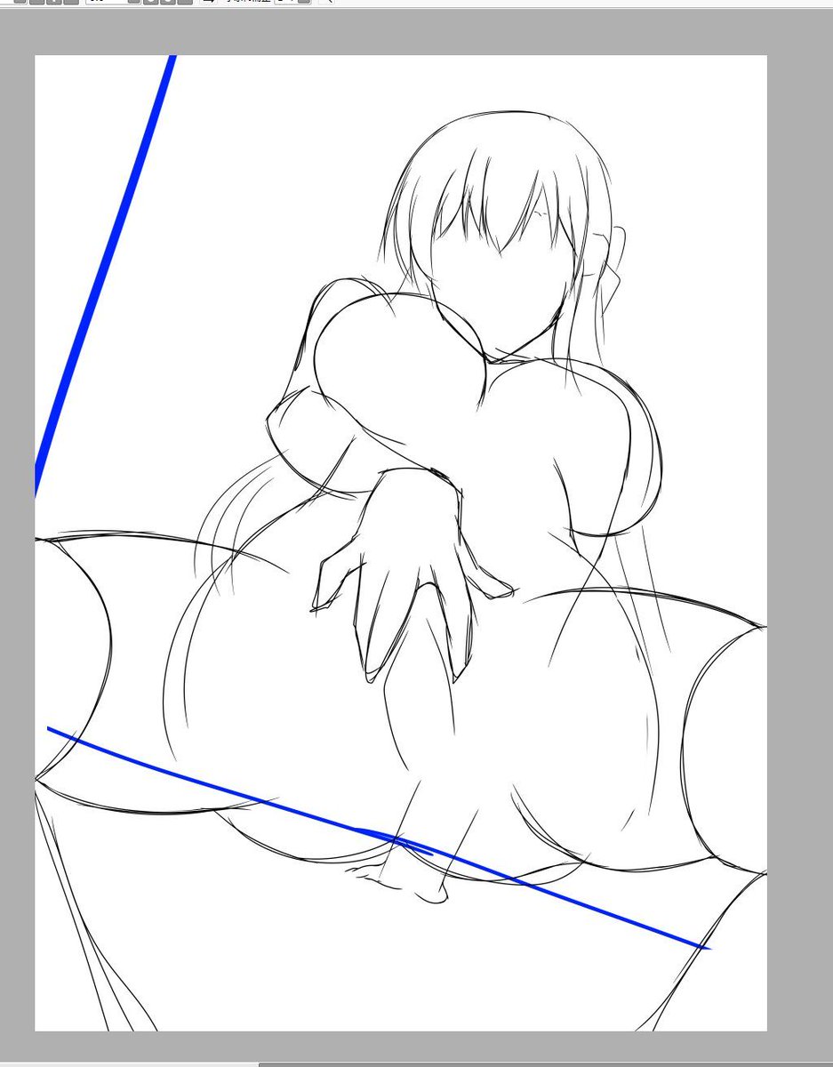 前半はSDキャラ描いたり、後半は次回作のスケベラフ線画を書いたりしてましたです〆('ー`)b
#今月描いた絵を晒そう 