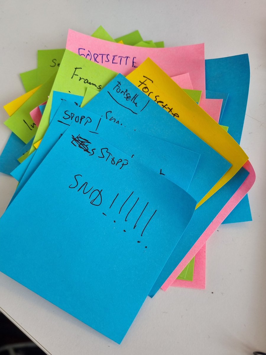 Our team has focus on the important stuff when we have retrospectives! 

#noMoreSnow