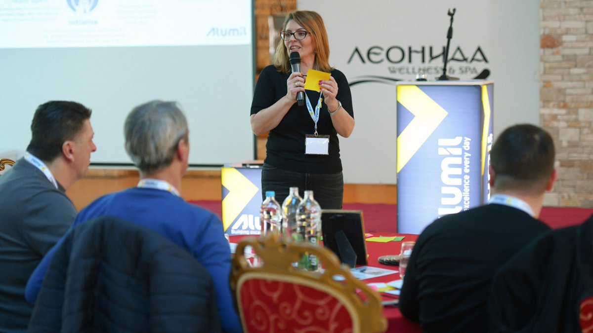 AlumilSA's tweet photo. 140 #Alumilers from Bosnia attended our 2-day #training in Sarajevo aimed to enhance our shared culture. Through education, we reinforce our collective identity, commitment to goals, and dedication to the sustainable development of our Group. #AlumilBosnia #AlumilHR #TeamBuilding https://t.co/j9IMUfKNEX