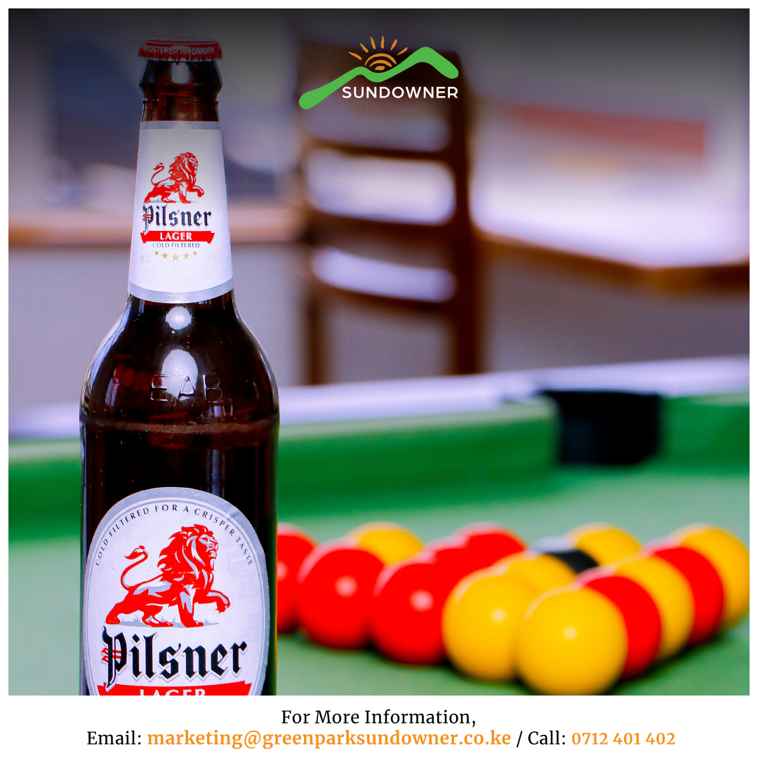 Beer by the pool table is always a vibe!! Catch up with the boys over a drink and play some games.

For enquiries:

📧 marketing@greenparksundowner.co.ke

📞 0712401402

#Sundowner #pooltables #hangouts #weekendvibes #staycations #meals #beers #drinks #gamenights