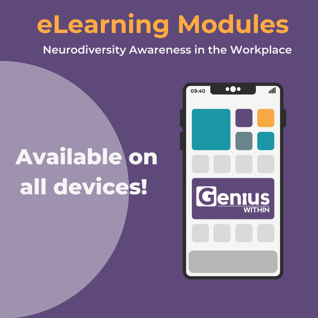 Could your business benefit from #Neurodiversity Awareness Training?

Find out more 👇
geniuswithin.org/our-services/e…

Prefer in person training? We do that too! 👇
geniuswithin.org/our-services/a…

#DiversityAndInclusion #LivedExperience #Psychology #AwarenessTraining #DEandI  #HumanResources