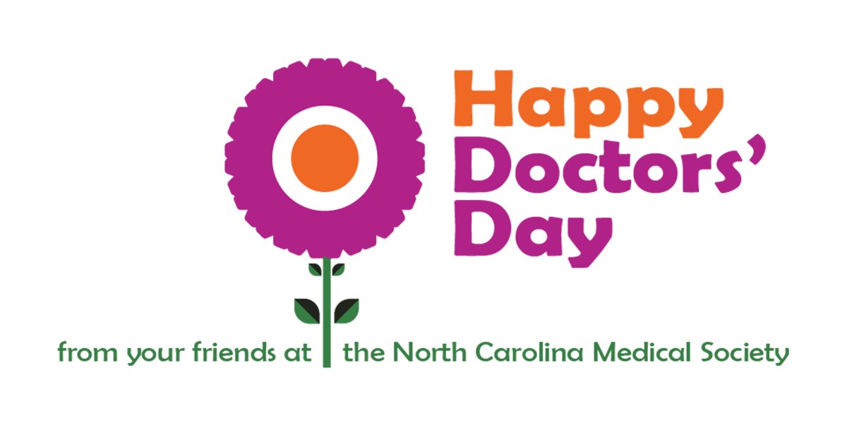 March 30 is National #DoctorsDay. Let a special #Doctor know how much you appreciate their commitment to good #health by making a donation in their honor to the #NCMSFoundation. ow.ly/NiAe50NubhL