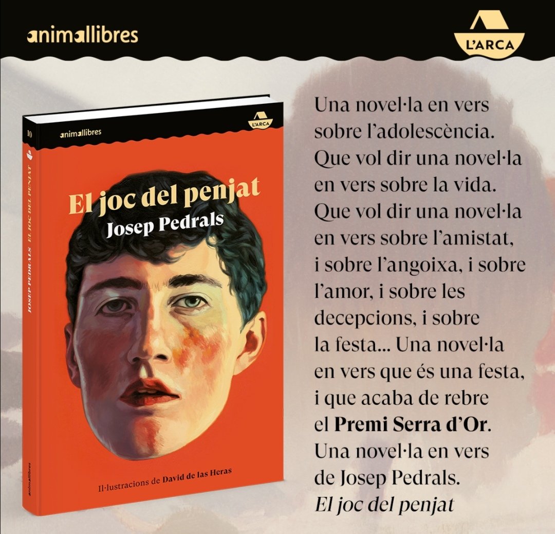 AnimallibresEd's tweet photo. 📚💥🥳 #ÚltimaHora!
#ElJocDelPenjat, de JOSEP PEDRALS (il·lustrat per David de las Heras), Premi Crítica SERRA d’OR Juvenil 2023! #jollegeixoLIJ i #poesia ❤️ https://t.co/xC8OK5UWFr