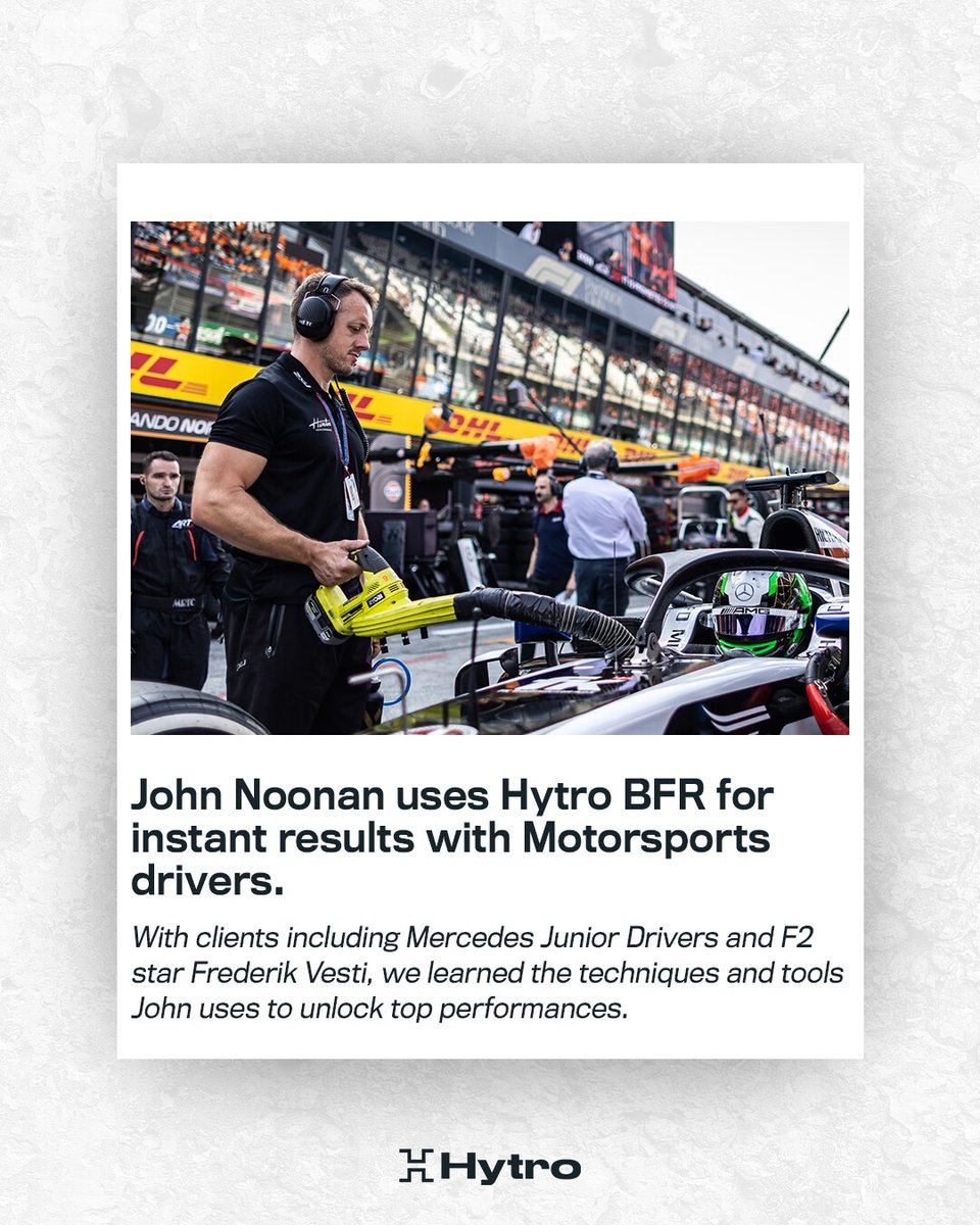 Hytro (@hytrotraining) on Twitter photo Performance coach <a href="/JohnnoonanCoach/">John Noonan</a> has been working with Mercedes Junior Drivers & F2 star <a href="/frederik_vesti/">Frederik Vesti Official</a> to help improve their on-track performances 💯
To find out how Jon uses Hytro to ensure peak conditioning of drivers, head to👇
bit.ly/3z3O4UN
#Motorsport #AusGP Performance coach <a href="/JohnnoonanCoach/">John Noonan</a> has been working with Mercedes Junior Drivers & F2 star <a href="/frederik_vesti/">Frederik Vesti Official</a> to help improve their on-track performances 💯
To find out how Jon uses Hytro to ensure peak conditioning of drivers, head to👇
bit.ly/3z3O4UN
#Motorsport #AusGP