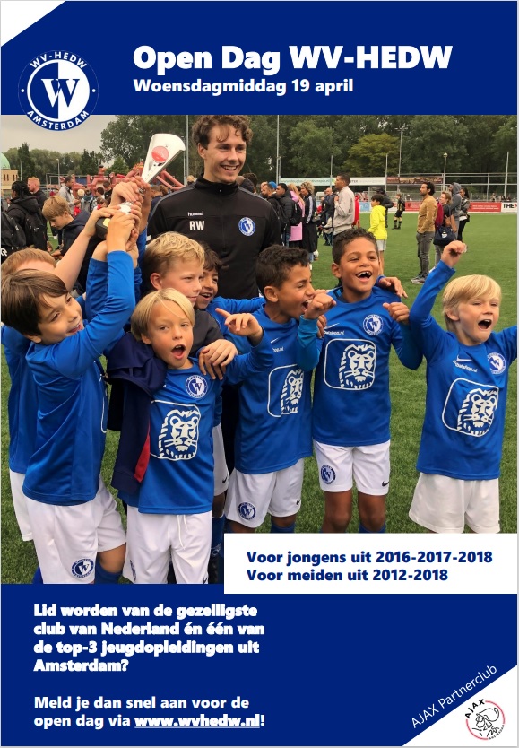 WVHEDW's tweet photo. Open Dag 19 april bij WV voor de jongste leeftijden.
Aanmelden kan hier➡️https://t.co/npnruhcgp6 https://t.co/sbXAt2Xi5e