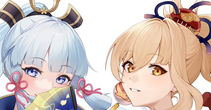 pixivFANBOXで宵宮と綾華のPSDファイルを公開しました! https://t.co/7Ya47dwA5R 