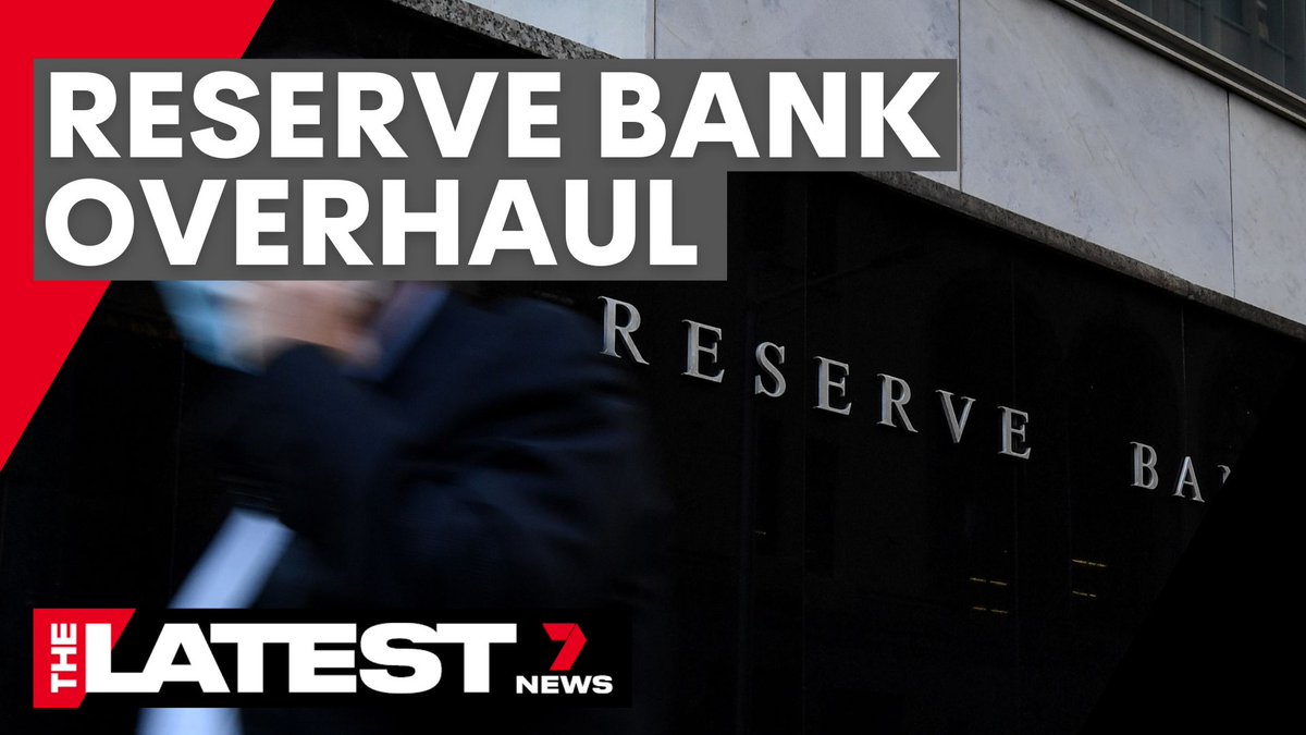 A long-awaited review into the Reserve Bank will soon be handed to the Treasurer. It’s the first since the 1980s. Gemma Acton is here with more. youtu.be/N-w9sA1F3uI #TheLatest #7NEWS