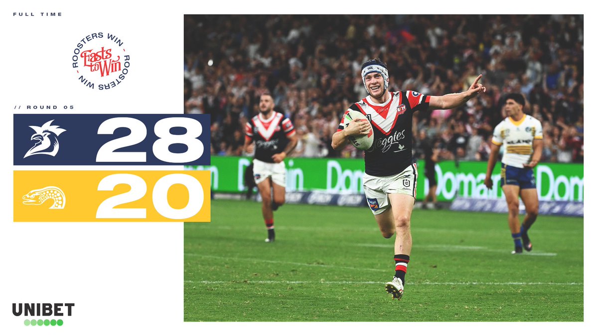 Decent game, kudos to parra’s defence, we should of scored and couple more try’s considering the amount of possession we had, Collins and JWH give us so much drive and momentum it’s actually crazy, my top 3 1. JWH 2.Collins 3.paulo #EastsToWin 🐓🇫🇷 