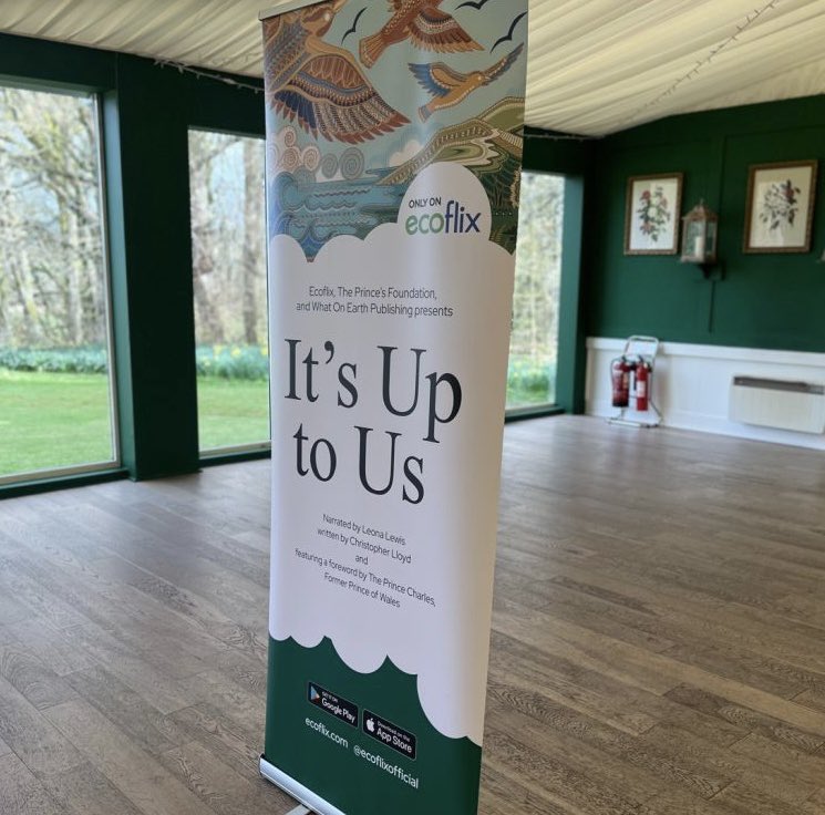 ecoflixofficial's tweet photo. We are here! So excited to announce what we’ve got coming 🍿 

Watch this space 👀 @PrincesFound 

#ThePrincesFoundation #DumfriesHouse #Ecoflix #PressConference https://t.co/GxgKNGay0u