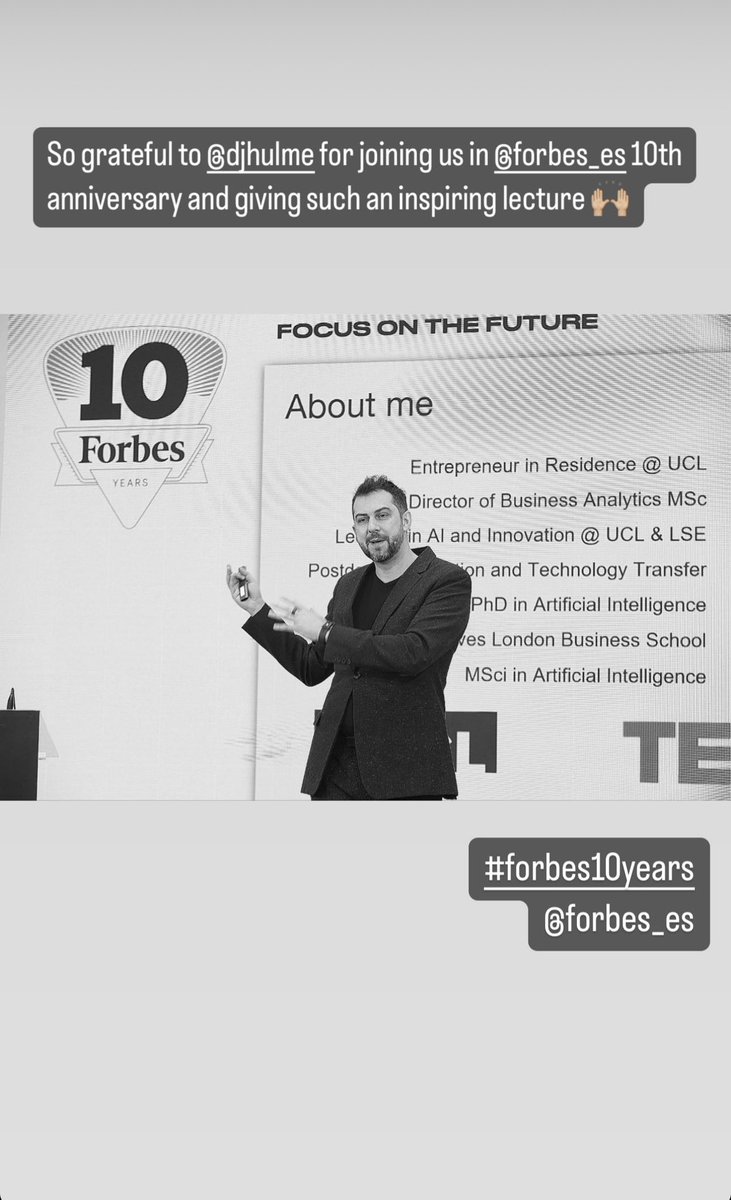 Patibaiges's tweet photo. La primera parada en nuestra celebración del décimo aniversario de @Forbes_es ha sido Badajoz. #Forbes10years Focus on Extremadura ha sido todo un éxito. Hemos disfrutado muchísima con la masterclass de Daniel Hulme @TheSolveEngine . Ahora toca Las Palmas de Gran Canaria! 💪🏻 https://t.co/xyplP3jyu0