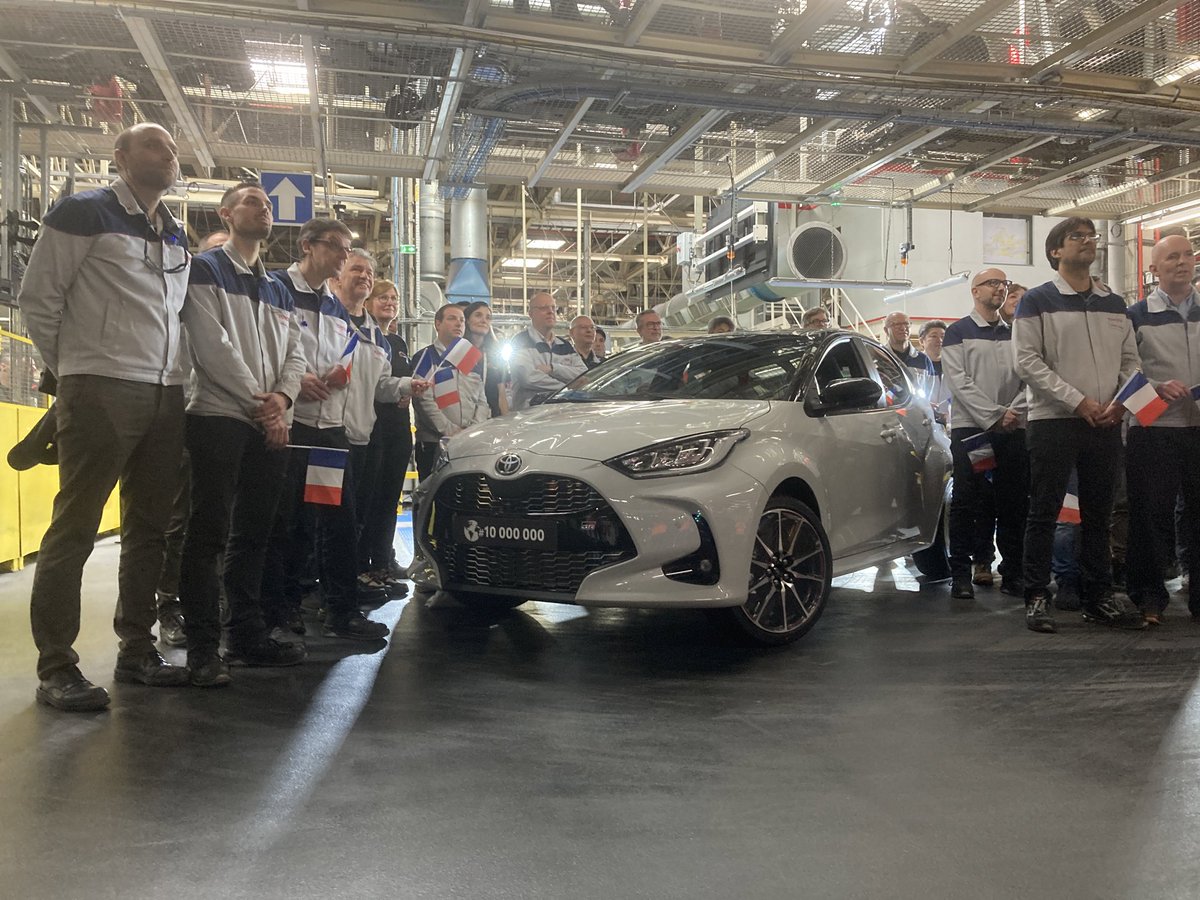 De 10 miljoenste #Toyota Yaris is geproduceerd!